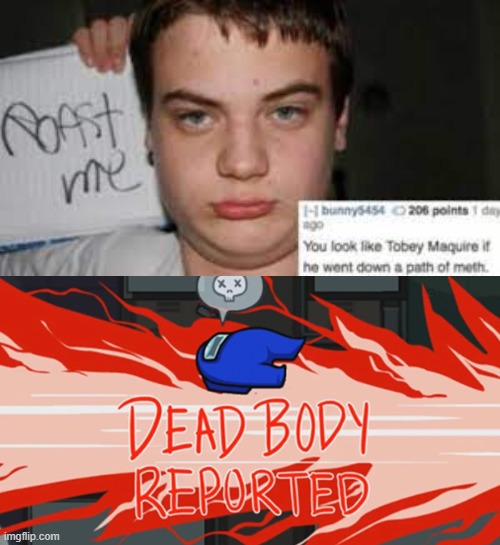 image tagged in dead body reported | made w/ Imgflip meme maker