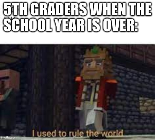 school | 5TH GRADERS WHEN THE
SCHOOL YEAR IS OVER: | image tagged in school | made w/ Imgflip meme maker