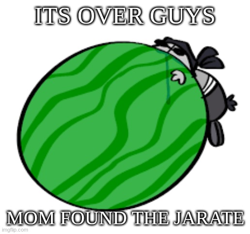 Sanford-Official Template | ITS OVER GUYS; MOM FOUND THE JARATE | image tagged in sanford-official template | made w/ Imgflip meme maker