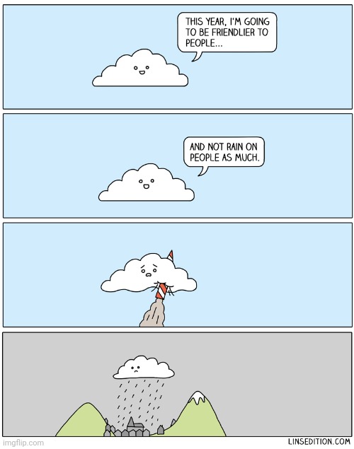 Cloud | image tagged in year,clouds,cloud,comics,comics/cartoons,rain | made w/ Imgflip meme maker