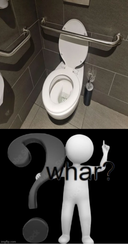 Bathroom construction gone terrible | image tagged in whar,you had one job,bathroom,toilet,memes,fail | made w/ Imgflip meme maker
