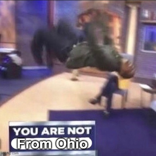 From Ohio | made w/ Imgflip meme maker