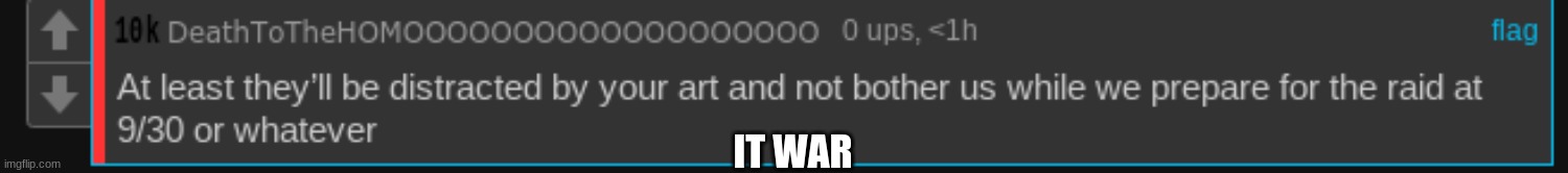 eeeeeeee | IT WAR | made w/ Imgflip meme maker