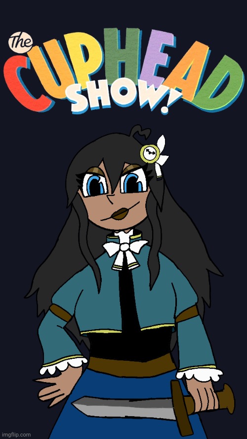 My oc Liza in the Cuphead show style! | made w/ Imgflip meme maker