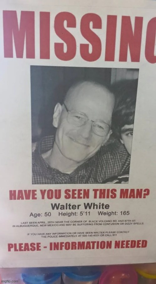 WALTER NOOOO | made w/ Imgflip meme maker