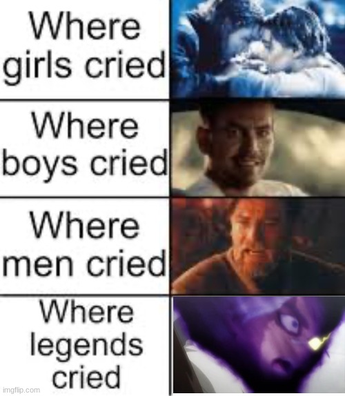 spoiler warning! | image tagged in where legends cried | made w/ Imgflip meme maker