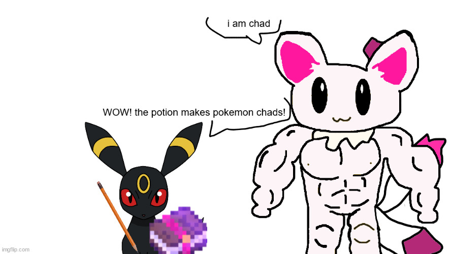 eeveelution stories part 2 of part 11 | sylceon the chad | | made w/ Imgflip meme maker