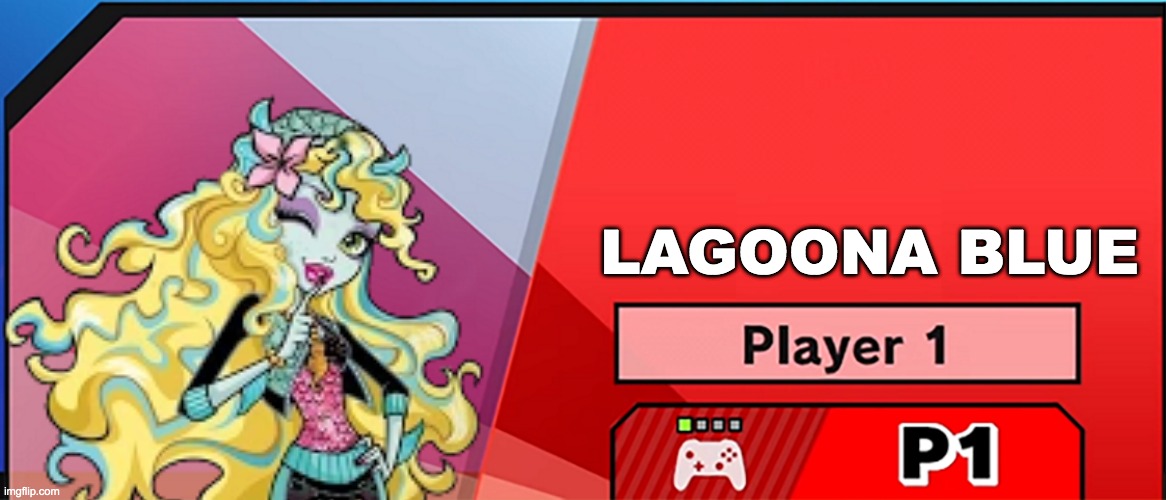 Smash bros Character select lagoona blue | LAGOONA BLUE | image tagged in super smash bros | made w/ Imgflip meme maker