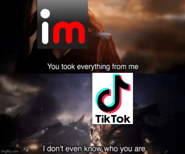 so true | image tagged in you took everything from me - i don't even know who you are,imgflip,tiktok | made w/ Imgflip meme maker
