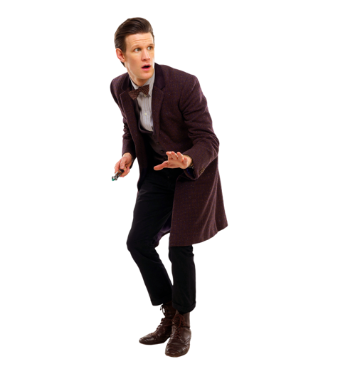 High Quality Matt Smith Doctor Who Transparent Background Blank Meme Template