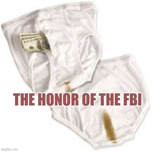Why are you targeting the people who have always supported you at the bidding of people who hate you? | THE HONOR OF THE FBI | image tagged in poop stained underwear wallet,fbi,politics,not funny,government corruption,puppies and kittens | made w/ Imgflip meme maker