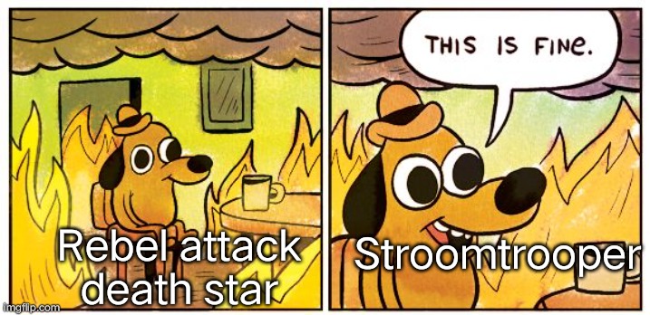 Stroomtrooper be like Blank Meme Template
