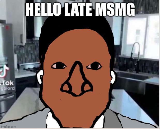 n | HELLO LATE MSMG | image tagged in n | made w/ Imgflip meme maker
