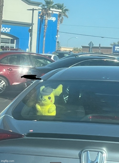 i found this in a Walmart parking lot | image tagged in pikachu,nervous | made w/ Imgflip meme maker