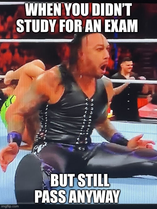 Exam pass | WHEN YOU DIDN’T STUDY FOR AN EXAM; BUT STILL PASS ANYWAY | image tagged in shocked face preist | made w/ Imgflip meme maker