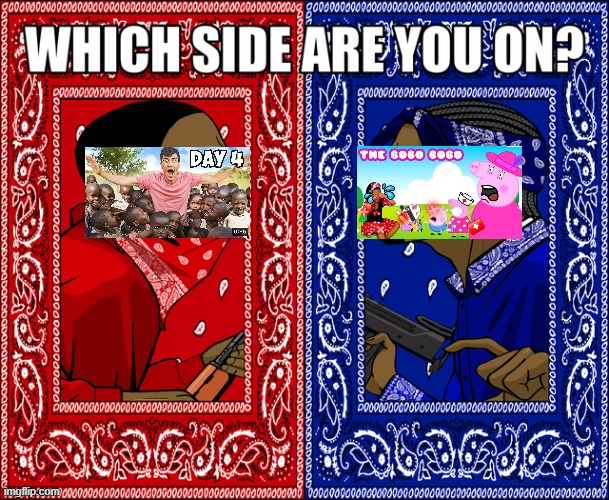 dew it. | image tagged in which side are you on | made w/ Imgflip meme maker