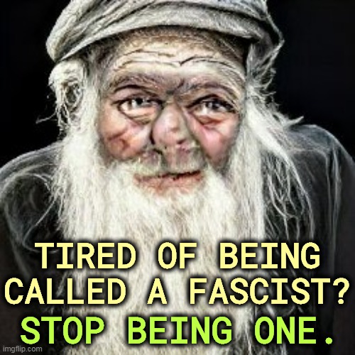 TIRED OF BEING CALLED A FASCIST? STOP BEING ONE. | image tagged in american,fascist,fascists,fascism | made w/ Imgflip meme maker