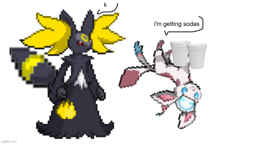 eeveelution stories part 19 | soda yum | | made w/ Imgflip meme maker