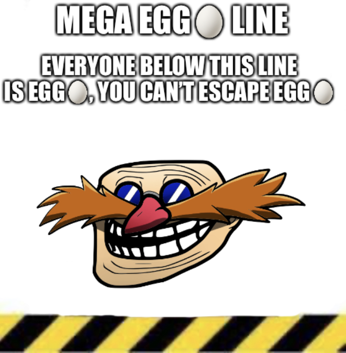 High Quality Mega egg line Blank Meme Template