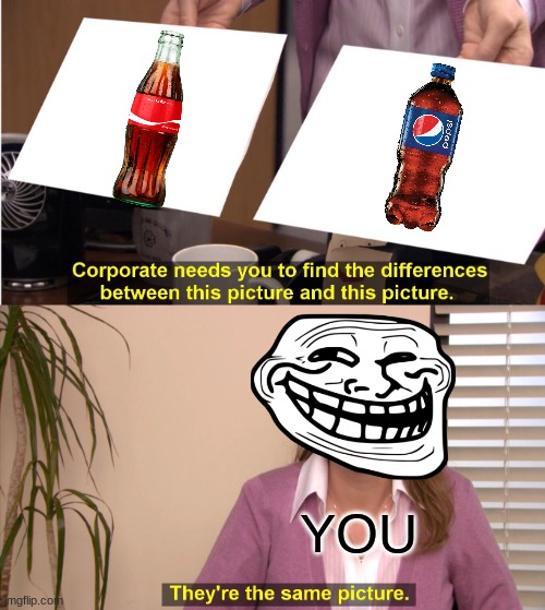 They're The Same Picture | YOU | image tagged in memes,they're the same picture | made w/ Imgflip meme maker