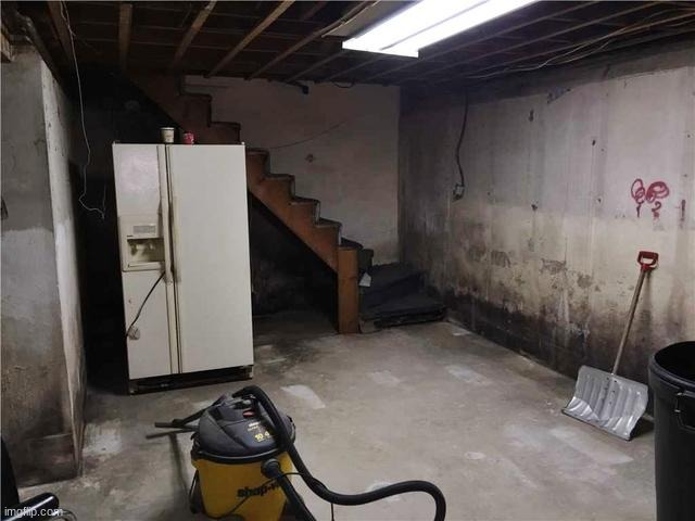 livin in zi's basement new york style but for free | made w/ Imgflip meme maker