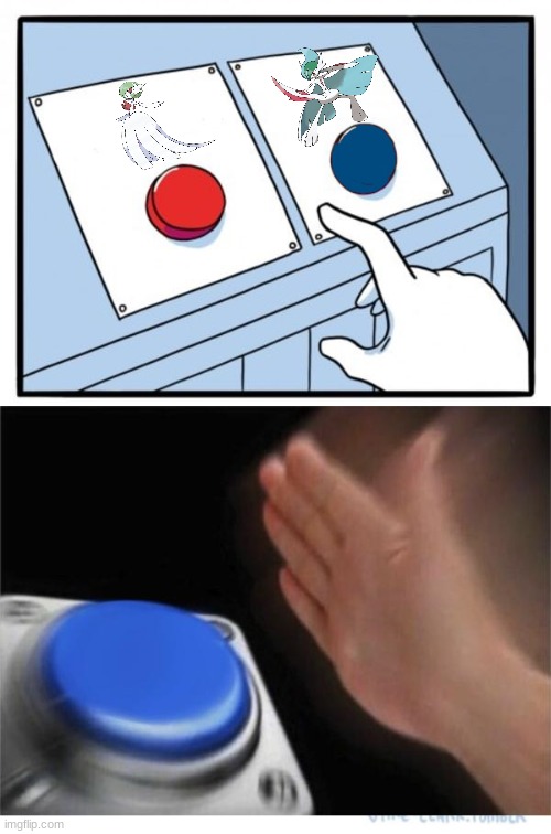 two buttons 1 blue | image tagged in two buttons 1 blue | made w/ Imgflip meme maker