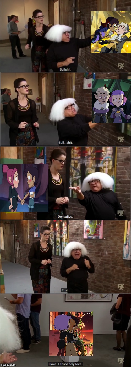 Ongo Gives His Input On Owl House Ships | image tagged in that i love | made w/ Imgflip meme maker