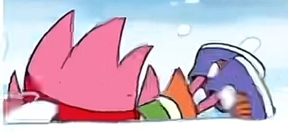 High Quality Classic Amy fall over Blank Meme Template