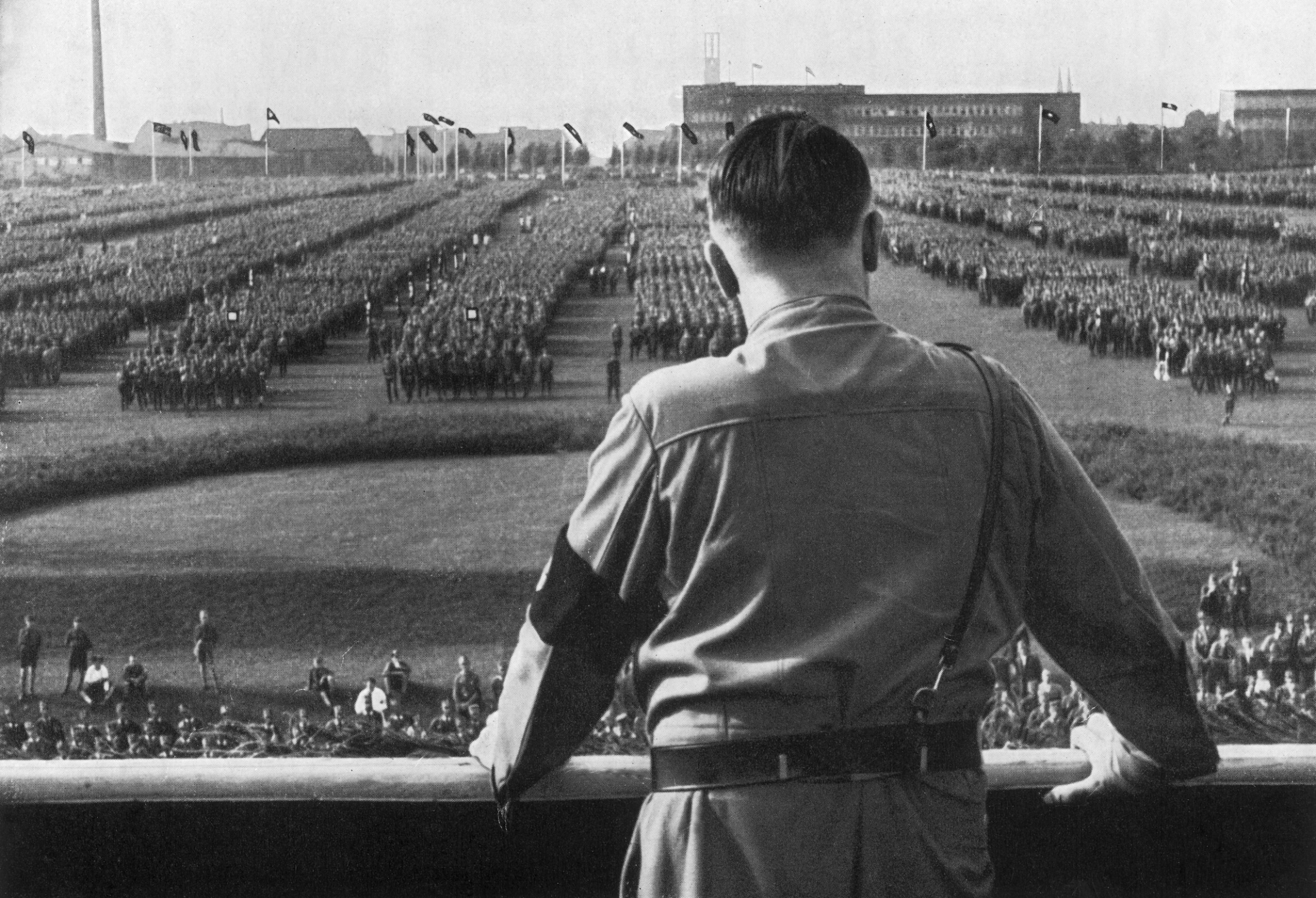 High Quality Hitler and his Nazi army Blank Meme Template