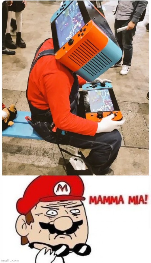 THAT'S A BIG SWITCH | image tagged in nintendo switch,nintendo,super mario | made w/ Imgflip meme maker