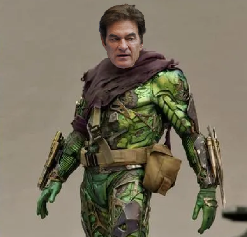 Dr Oz Green Goblin Blank Meme Template