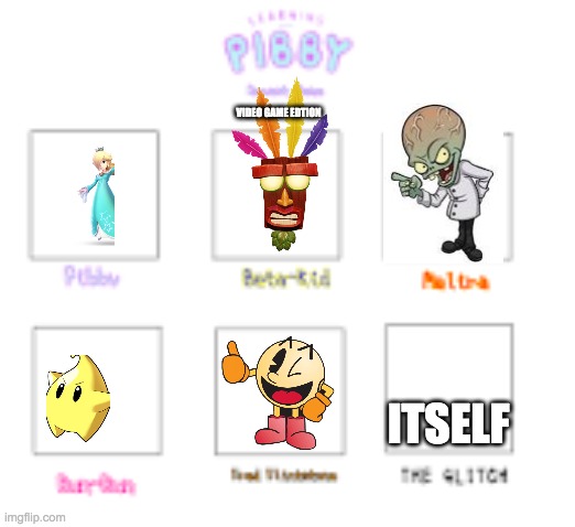 pibby recast | VIDEO GAME EDTION; ITSELF | image tagged in pibby recast,video games | made w/ Imgflip meme maker
