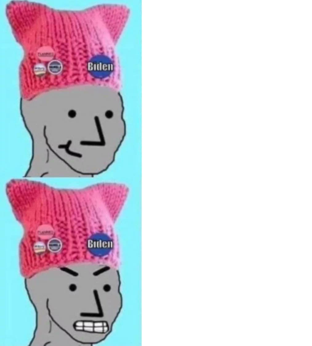 NPC liberal Blank Meme Template