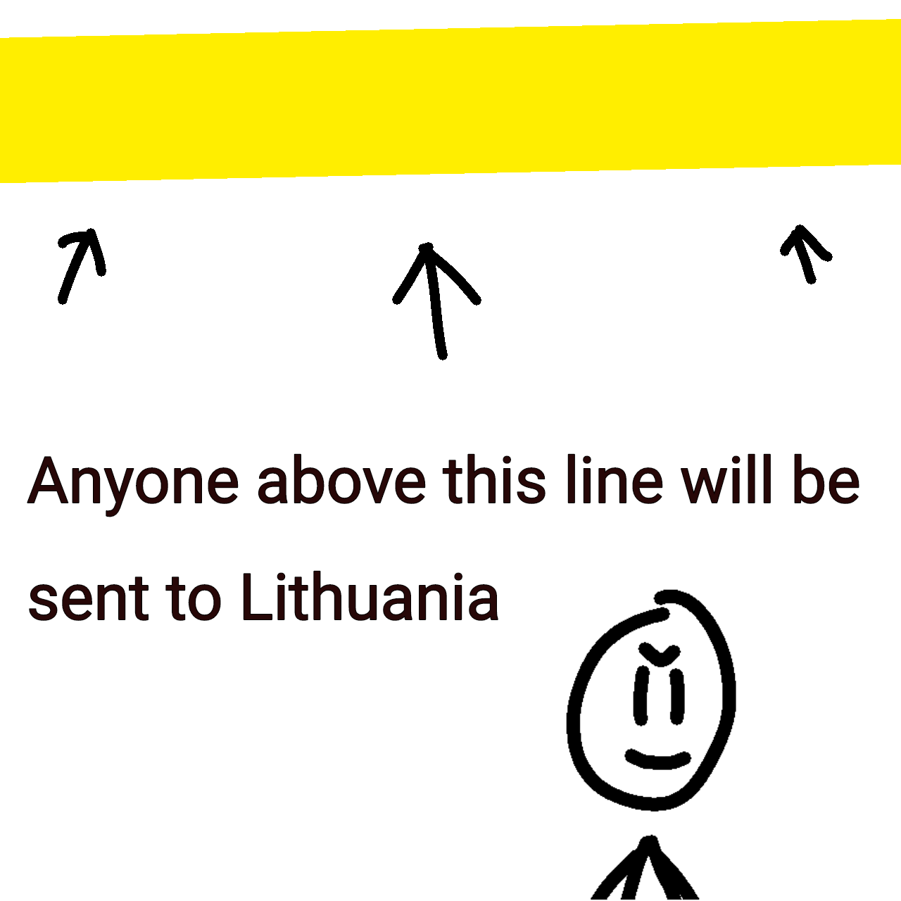 Lithuania line Blank Meme Template
