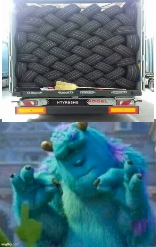 impressive | image tagged in blank white template,pleased sulley,truck,trucks | made w/ Imgflip meme maker