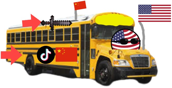 the tiktok bus Blank Meme Template