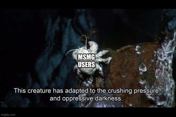 MSMG USERS | made w/ Imgflip meme maker