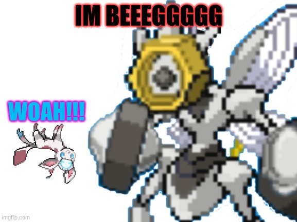 Melmezor Shorts: BEEEEEGGGG | IM BEEEGGGGG; WOAH!!! | made w/ Imgflip meme maker