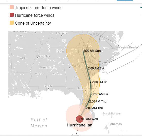 Hurricane Ian 28SEP22 Blank Meme Template