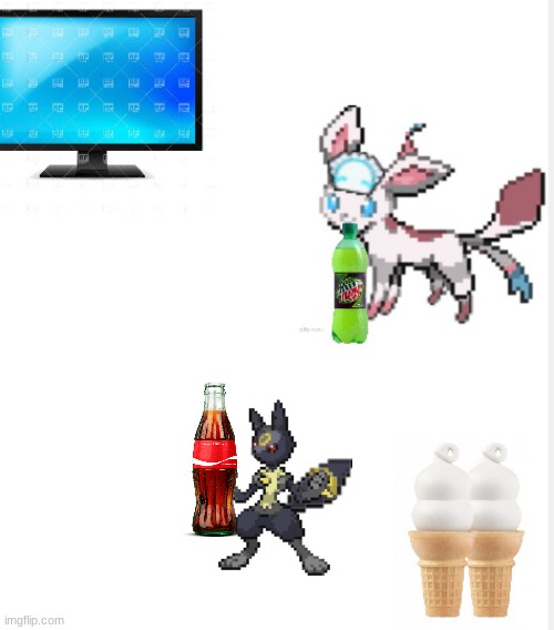 repost but have one of your fusions have a party | image tagged in pokemon | made w/ Imgflip meme maker