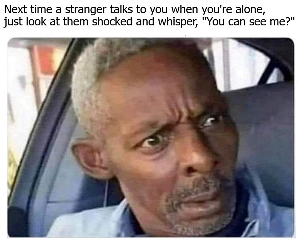 I see dead people. | image tagged in i see dead people,the walking dead,dead people,deadpool surprised,deadpool pick up lines,walking dead zombie | made w/ Imgflip meme maker