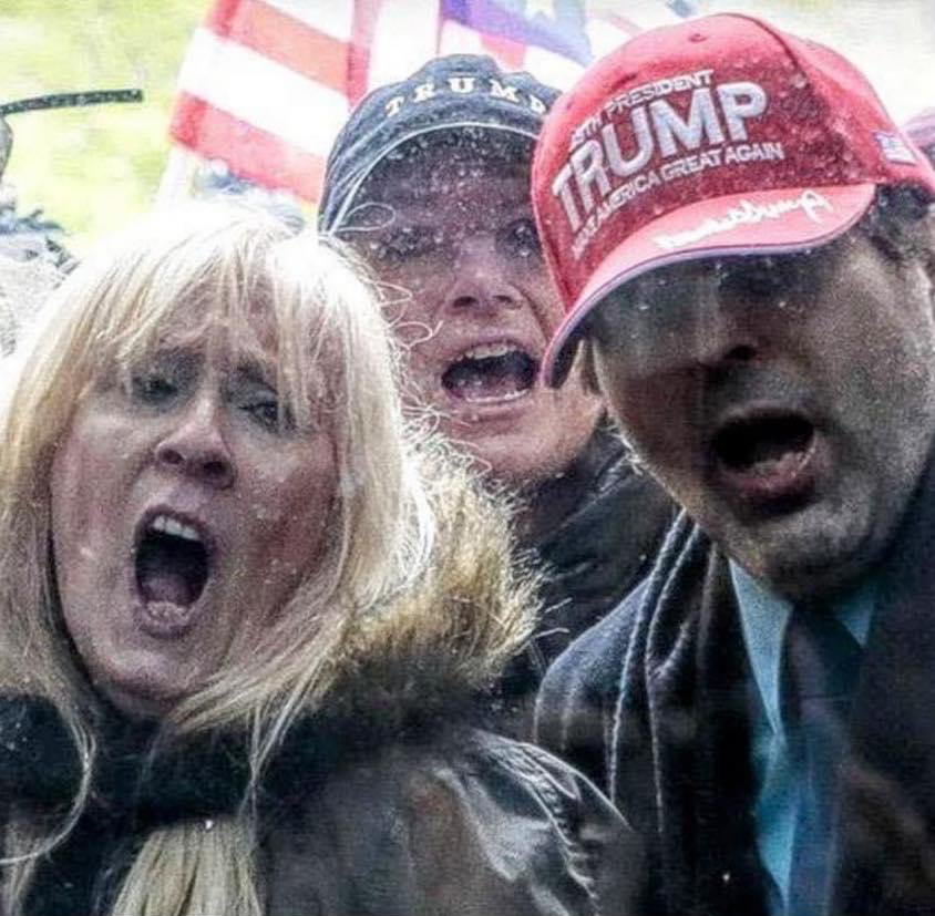 High Quality Walking Dead Trump supporters Blank Meme Template