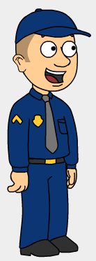 officer flute Blank Meme Template