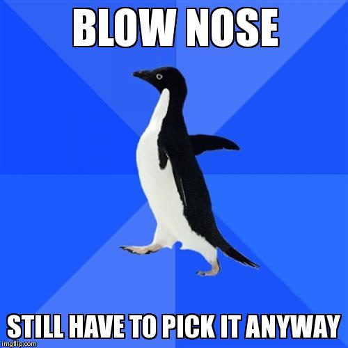 Socially Awkward Penguin | image tagged in memes,socially awkward penguin | made w/ Imgflip meme maker