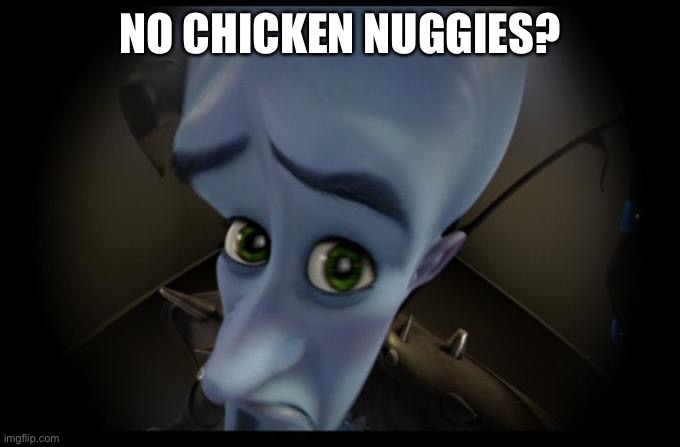 No B****es? | NO CHICKEN NUGGIES? | image tagged in no,chicken nuggets | made w/ Imgflip meme maker