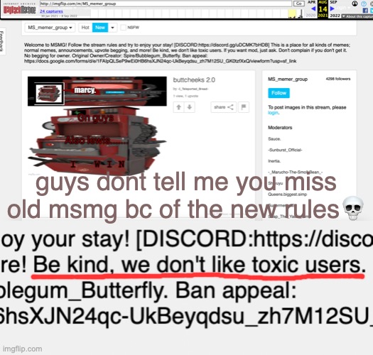 I a m trying to improve them tho thats why im there (KSDawg: damn guess MSMG dont exist anymore) | guys dont tell me you miss old msmg bc of the new rules💀 | made w/ Imgflip meme maker