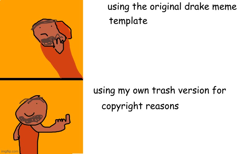 Drak hotlin template | image tagged in drake hotline bling | made w/ Imgflip meme maker