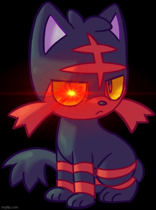 litten intenseifies | image tagged in littenmeme | made w/ Imgflip meme maker