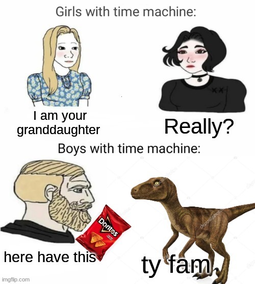 time machine | image tagged in doritos | made w/ Imgflip meme maker