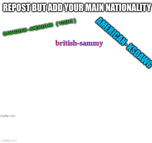 yes i am a brit | british-sammy | image tagged in blank white template,sammy,memes,funny,british,tea | made w/ Imgflip meme maker
